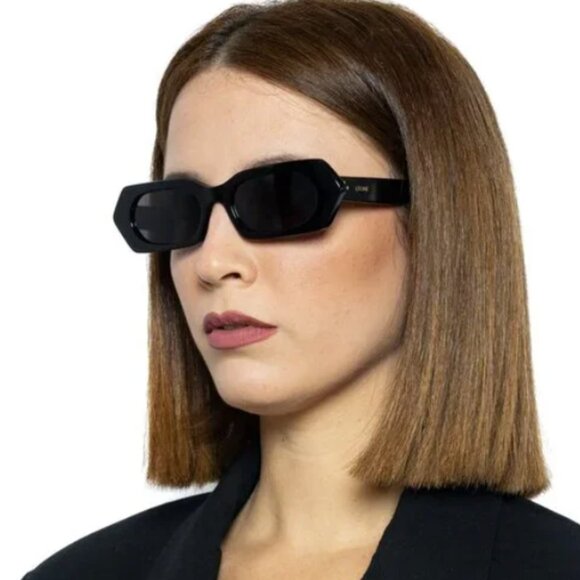 NEW CELINE SUNGLASSES, BLACK GEOMETIRC CELINE EYEWEAR - Picture 1 of 5